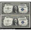 Image 1 : A set of 1935A $1 "R" & "S" Silver Certificat
