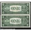 Image 2 : A set of 1935A $1 "R" & "S" Silver Certificat