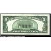 Image 2 : 1934D $5 Wide I Silver Certificate, Fr-1654,