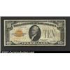 Image 1 : 1928 $10 Gold Certificate, Fr-2400, VF+.