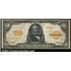 Image 1 : 1913 $20 Gold Certificate, Fr-1199, Fine+. A
