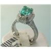Image 1 : 18K GOLD DIAMOND AND EMERALD RING