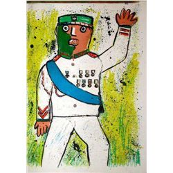 Enrico Baj Original Lithograph
