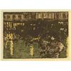 Image 1 : Bonnard Lithograph "Rue Le Soir Sous La Pluie"