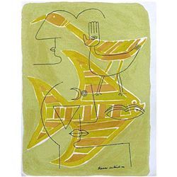 Brauner "Traces Interstices" Original Lithograph, 1963