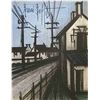 Image 1 : Buffet Original Lithograph "The Village Road"
