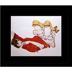 Egon Schiele Erotic Sketch Lithograph