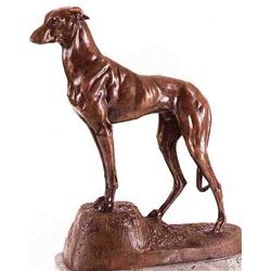 "Greyhound" Bronze Sculpture - Masson