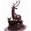 Image 1 : "Hunting Dogs" Bronze Sculpture - Av.Coupe De Fusil