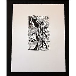 PICASSO 1970 LE GOUT DE BONHEUR LITHOGRAPH