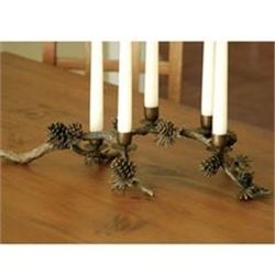 Pinecone Centerpiece Candelholder