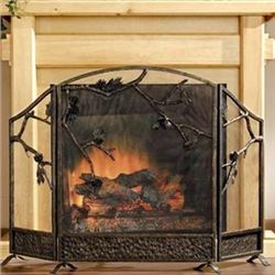 Pinecone Fireplace Screen