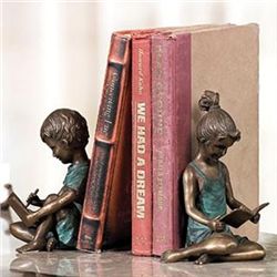 Boy & Girl Bookends