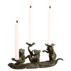 Joyous Frog Trio Candleholder
