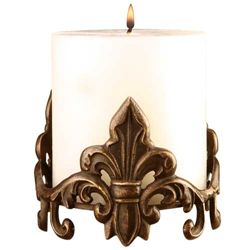 Fleur De Lis Candle Holder