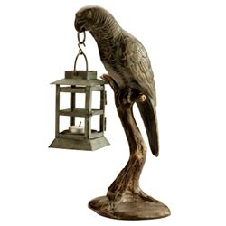 Parrot Lantern Candle Holder