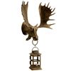Moose Wall Mount Lantern Candle Holder
