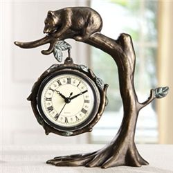 Bear In Tree Clock