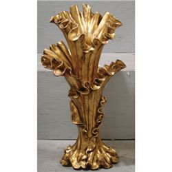 "GUILDED BLOSSOM VASE"