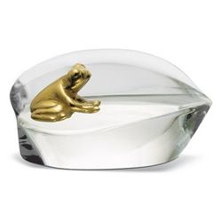 Baccarat "Duo Frog" Sculpture