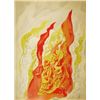 Rattner Original Lithograph "Fire"