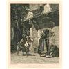 Smillie | Frederick Bridgman Etching "Lady Of Cairo Visiting"