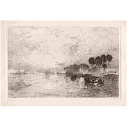 Moran "Morning On The St. Johns, Florida" Original Etching