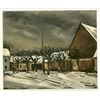 Image 1 : Vlaminck Lithograph "Lime Trees Under Snow"