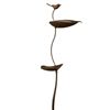 Image 1 : Bird & Leaves Stake Bird Feeder