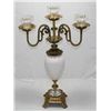 Image 1 : MURANO WHITE CRYSTAL CANDELABRA
