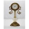 Image 1 : MURANO AMBER CRYSTAL CLOCK
