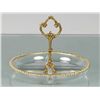 Image 1 : ITALIAN CRYSTAL &  BRASS SERVER
