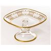 Image 1 : ITALIAN CRYSTAL 7" SQUARE CAKE PLATE