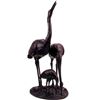 Image 1 : "Cranes" Bronze Sculpture - Moigniez