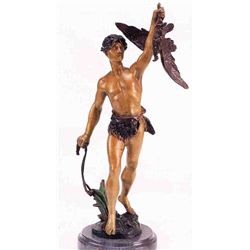 "Victorious Archer" Bronze Sculpture - Goudez