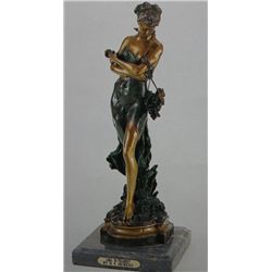 "Teaching How To Dance" Bronze Sculpture - A. Moreau