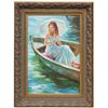 Image 1 : "LAZY AFTERNOON" - ORIGINAL OIL ON CANVAS