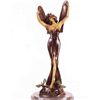 Image 1 : "Dragonfly Girl" Bronze Sculpture - Bossin