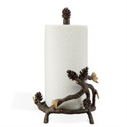 Pinecone Paper Towel Holder