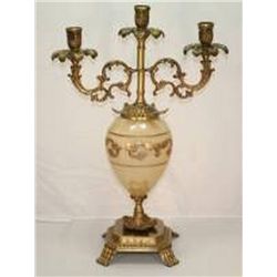 Murano Crystal Candelabra