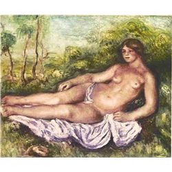 Renoir   Femme Nue Etendue  Etching