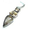 Image 1 : Citrine & Golden Rutilated Quartz Pendant