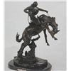 Image 1 : "Bronco Twister" Bronze Sculpture - Russell