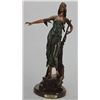 Image 1 : "The Harp Lady" Bronze Sculpture - Drollos
