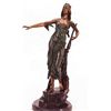 Image 2 : "The Harp Lady" Bronze Sculpture - Drollos