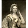 Image 2 : 1848 Antique Engraving "Contemplation"