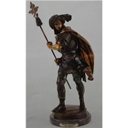 "Persian Soldier" Bronze Sculpture - Pieaut