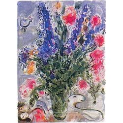 Marc Chagall "Les Lupins Bleu"