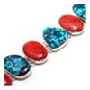 Image 1 : Coral & Turquoise Bracelet