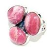 Image 1 : Silver and Rhodochrosite Ring